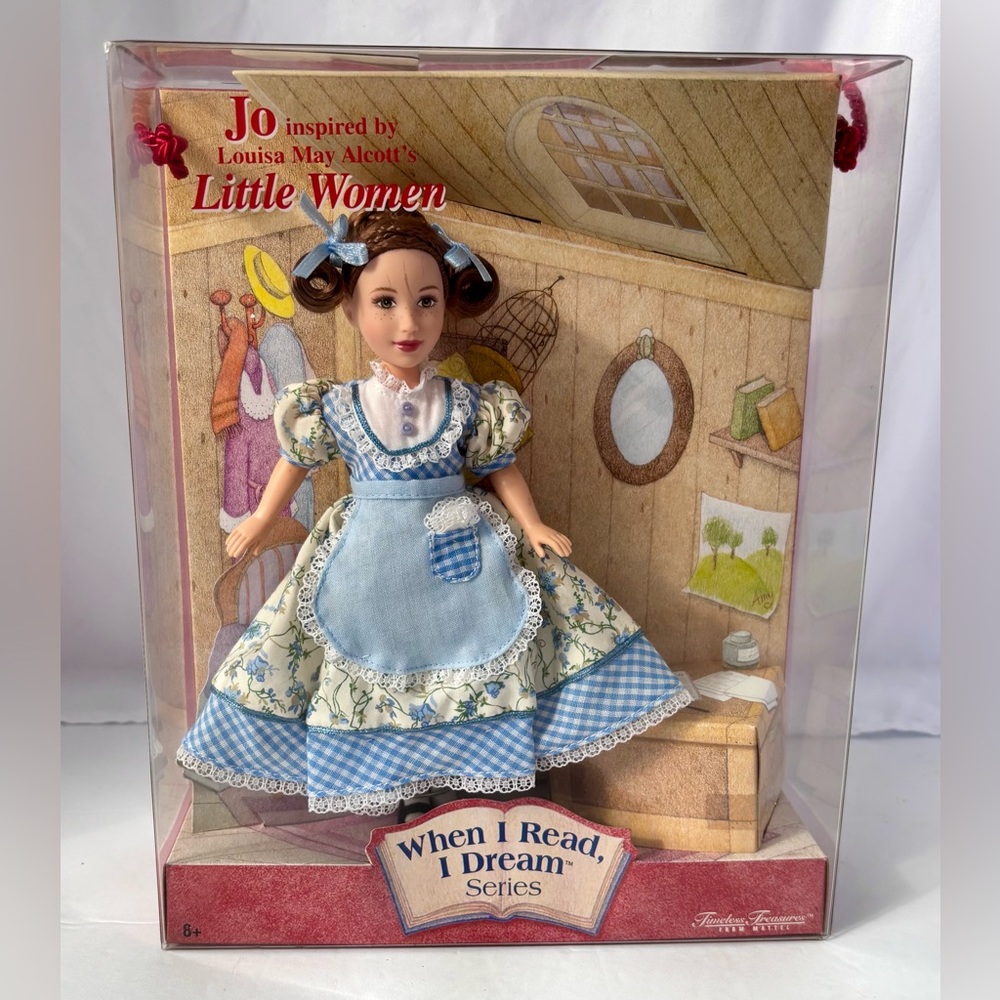 Mattel Timeless Treasures “Jo” Little Women Doll 2001 When I Read I Dream